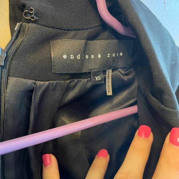 Black Tuxedo Dress - Picture 2 of 5